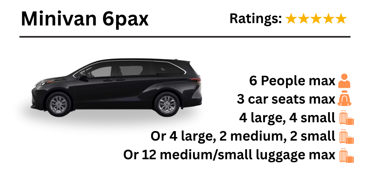 Minivan 6pax